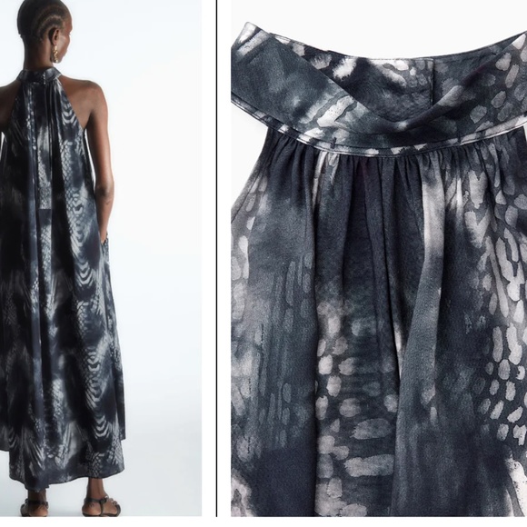 NWT! COS HALTERNECK MAXI DRESS - Picture 3 of 8